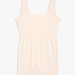 We Wore What NEW  Women's Size Small Off White Ribbed Bodysuit Photo 2