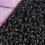 Norton Mcnaughton  VINTAGE BLACK VELOUR GOLD SCROLL STITCH DRESS JACKET 8 Photo 3