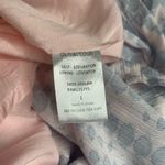 Olivaceous Pastel Blue & Pink Giraffe Print Long Sleeves Off Shoulder Romper L Photo 13