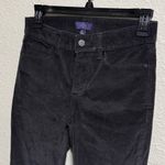 NYDJ Corduroy Pants Women's Size 0P Black Slim Fit Stretch Skinny Curduroy Photo 5