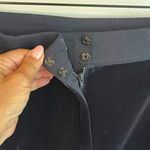 Akris Punto  Black Velvet Ponte Knit Pants Photo 4