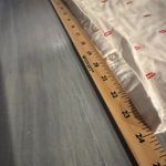 Japna  Womens Kiss Lip Print White Button Down Blouse Size Medium Cuff Sleeves Photo 7