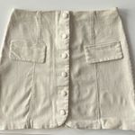 Alya Cream button down miniskirt Photo 0