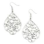 Paparazzi Taj Mahal Gardens Silver Earrings (196) Photo 1