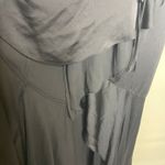 Shona joy  Black Luxe Bias Frill Wrap MIDI Dress sz 4 Photo 10