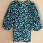 Yumi Kim Audrina Floral Cotton Mini Long Puff Sleeve Dress Size 0 Photo 4