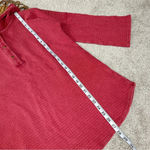 Soft Surroundings NWT  Hoodie Waffle Textured Sweatshirt Pullover 3/4 Sleeve Photo 12