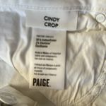 Paige  Cindy Crop white Stretch Jeans, Size 31 Petite, Like New Condition Photo 5