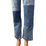 Abercrombie & Fitch The Ankle Straight Blue Ultra High Rise Patchwork Jeans 28 Photo 1