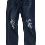 American Eagle  Vintage Distressed Mom Jeans Size 4 Long Photo 1