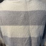 Moral Fiber striped fuzzy sweater women’s medium NWT Photo 4