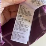 Marmot Flannel Shirt Womens Size S Purple Plaid Bridget Long Sleeve Top Athletic Photo 2