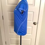 Avia | Blue with white trim v-neck short sleeve athletic top Photo 2