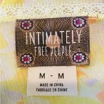 Free People Intimately yellow floral chiffon tiered slip dress. Size Medium. Photo 3