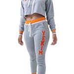 Yekim Street Wear clothing brand, sweat pants, rare! Sz XL, gray with or… Photo 0