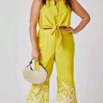 Anthropologie New Maeve Tie Front Pant Set Size 16W Photo 0