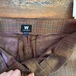 W By Worth NWT  Brown Plaid Professional Trousers ~ Size 4 💚🍄 Photo 6