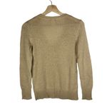 J.Crew Y2K Mohair Tan Light Brown Button Shoulder Sweater XS Photo 1