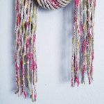 Urban Outfitters  Staring At Stars Multicolor Knit Ratty Crochet Scarf Photo 1