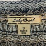 Lucky Brand  Gray & Silver Marissa Quarter Sleeve Sweater Photo 5