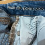 American Eagle Jeans 0 Distressed Hi-Rise Skinny Kick Next Level Stretch 24x28.5 Photo 1