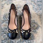 Kate Spade Leopard Print Wedge Pumps with Black Accents Size 9 Photo 1