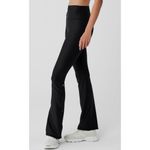 Alo Yoga Alo Airlift High-Waist Game Changer Leggings Black Hi-Rise Button Bootcut Flare Photo 3