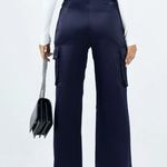 Princess Polly NWT  Gimore Navy Cargo Pants Size 6 Photo 2