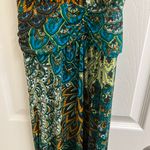 Charlie Paige green paisley floral halter maxi dress Photo 4