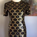 Laurence Kazar Vintage Sequin Scallop Dress Photo 12