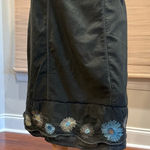 Johnny Was  Deep Olive Skirt with Floral Embroidery Photo 0