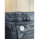 Theory 100% Leather Flare Pants Black Women's Size 2 Low Rise Bootcut Photo 4