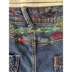 Desigual Women's 67D26A3 Olga Dames Slim Fit Medium Wash Embroidered Jeans 30 Photo 7