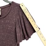 Anthropologie Dolan Left Coast Dress M Brown Melanie Knit Handkerchief Boho Chic Photo 5