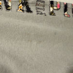 Victoria's Secret  Pink Floral Bling Campus Boyfriend Gray Sweatpants Size M Photo 2