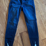 KanCan Skinny Jeans Women’s 9/28 Dark Wash Blue Denim Mid Rise Distressed Photo 0