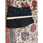 Xhilaration Y2K Pinstripe Mini Skort Black Gray Pleated Stretch Low Rise Size 3 Photo 4