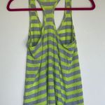 Victoria's Secret VSX women’s green gray striped racerback tank top size small S Photo 3