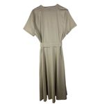 Alex Marie Women's Size 16 Khaki Tan Belt Utility Dress Pockets Linen Blend Photo 6