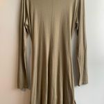 Michael Stars NWT Faux Wrap Tie Waist Long Sleeve Tee Dress Size Large Photo 7