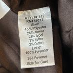 CAbi  Wool Blend Plaid Size 6 Pleated Ruffle Pencil Skirt Academia Chantilly Photo 6