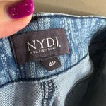 NYDJ  Briella size 4P printed Bermuda denim shorts Photo 11