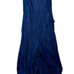 Abercrombie & Fitch NEW  Navy Blue Denim Jeans Thin Straps Jumpsuit Womens Size 6 Photo 0