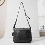 Rolfs Genuine Leather Shoulder Bag Purse Black Soft Flap Built In Wallet SEE‎ Photo 1