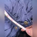 American Threads Blue Button Up Hooded Women’s Cotton Blend Zip Up Puffer Vest Photo 10