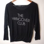 Popular Basics The Hangover Club M Black White Top Photo 0