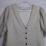 L'Academie White & Black Polka Dot Dress Revolve Size M Photo 2