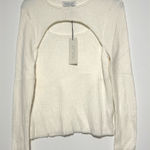 Rachel Zoe NWT  Soft Plush Cut Out Sweater Medium Photo 0