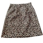 Vintage 90s Brown Tan Red Seasonal Autumn Fall Leaf Foliage Mini Pencil Skirt Size XL Photo 2