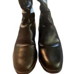 Amazonas Tall Equestrian Riding Boots Black Leather Brazil Size 6 Stiff Pull On Photo 3